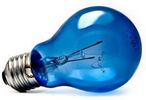 (blue lightbulb by Curious Zed, cc-by-nc-nd)